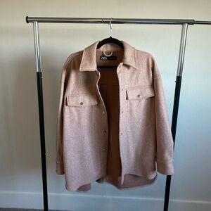 Zara Pink Coat